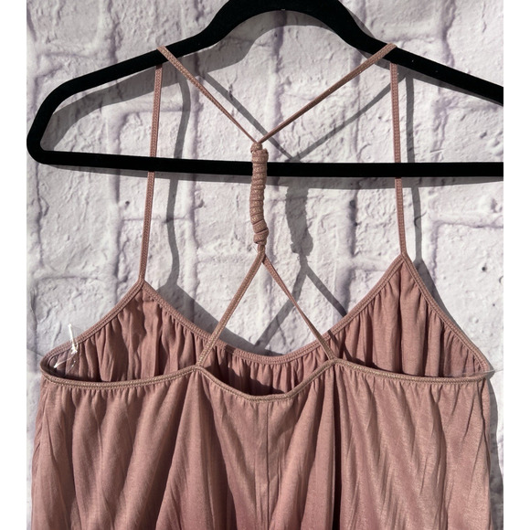 Anthropologie AKEMI + KIM Pink & Mauve Tank Layered Top Y2K Core Size M - Picture 5 of 9